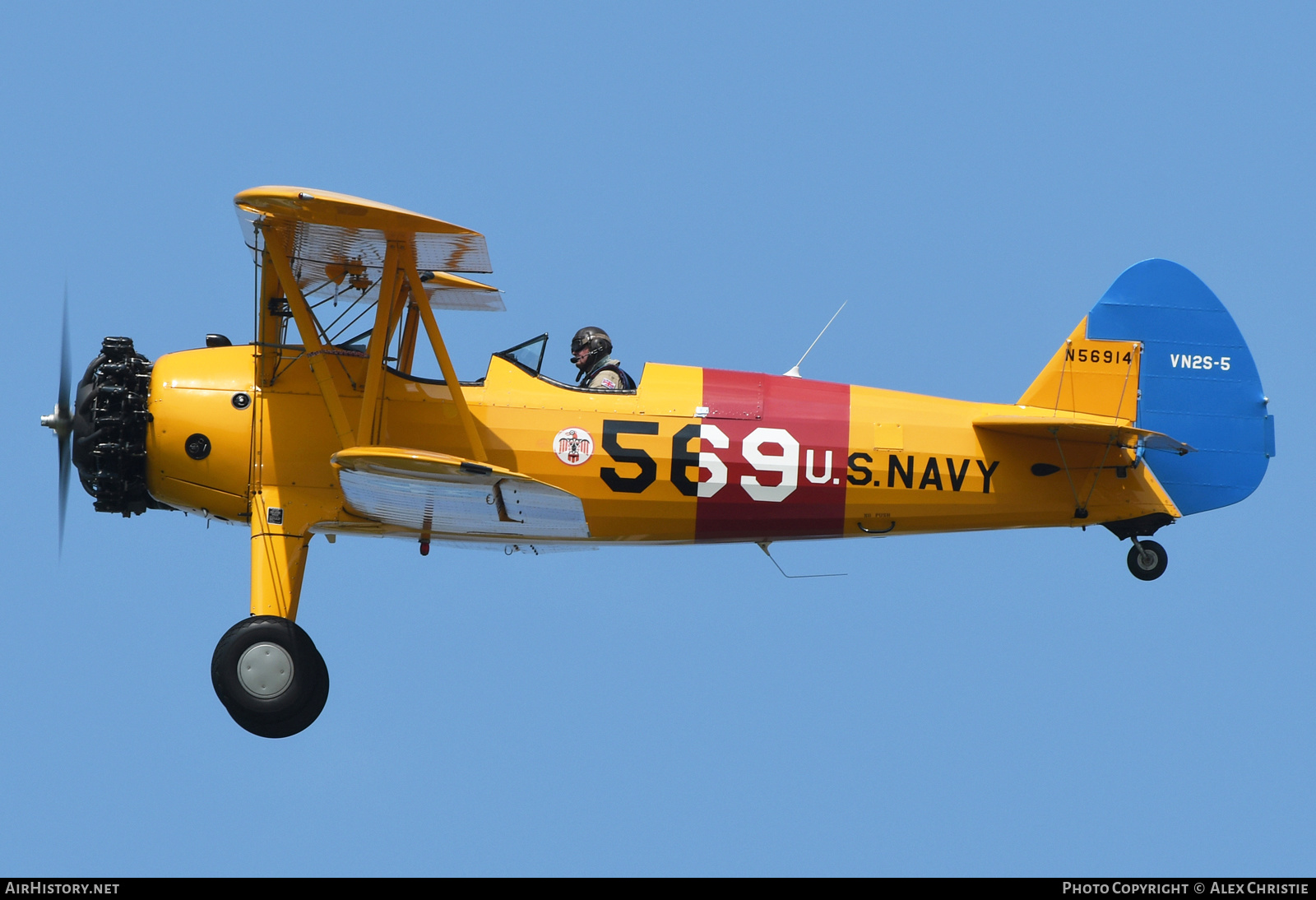 Aircraft Photo of N56914 | Boeing PT-17 Kaydet (A75N1) | USA - Navy | AirHistory.net #161340