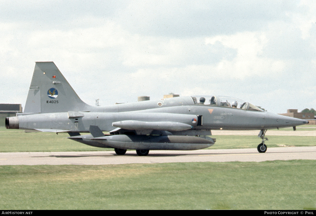 Aircraft Photo of K-4025 | Canadair NF-5B | Netherlands - Air Force | AirHistory.net #161367