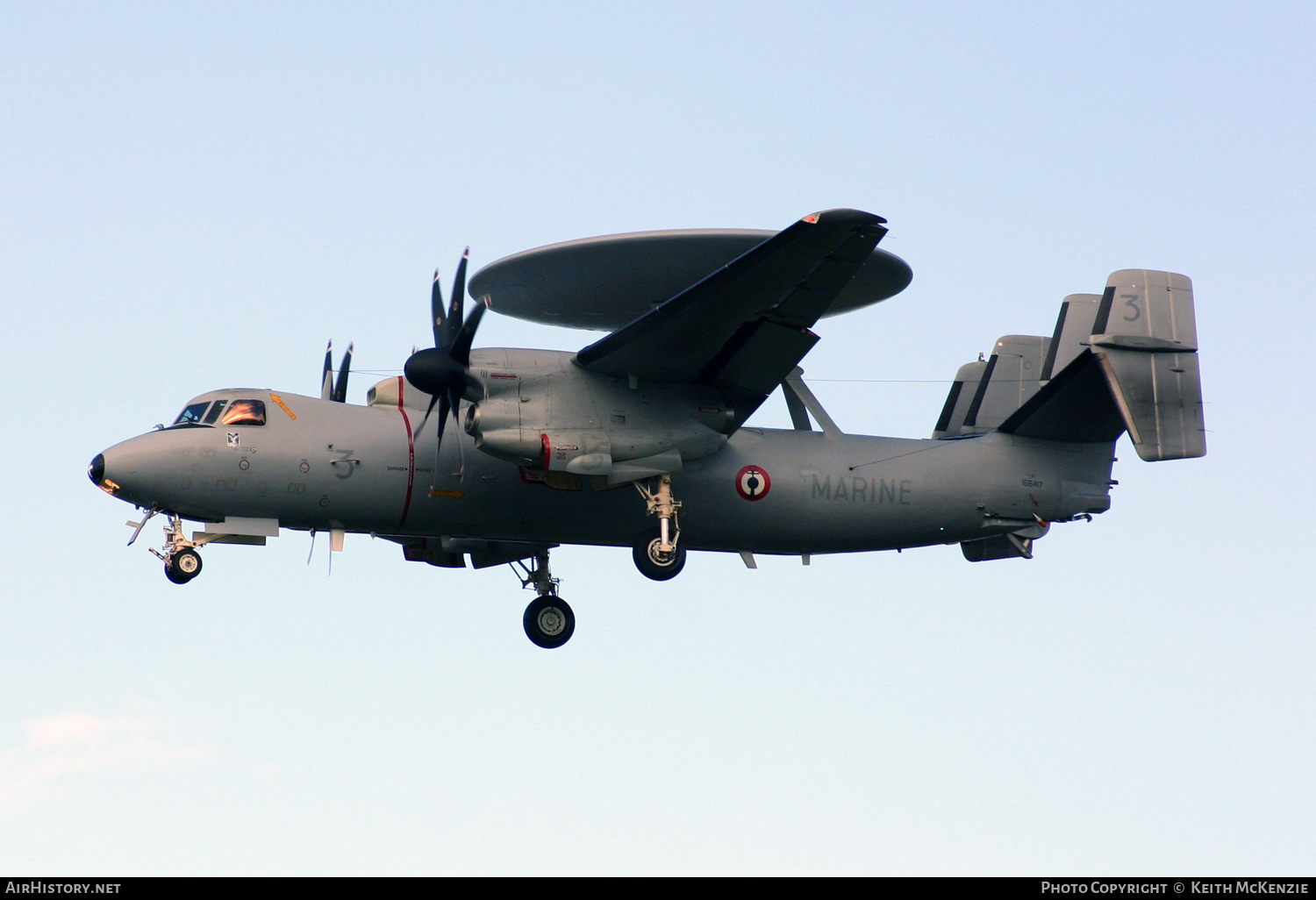 Aircraft Photo of 3 / 166417 | Grumman E-2C Hawkeye 2000 (G-123) | France - Navy | AirHistory.net