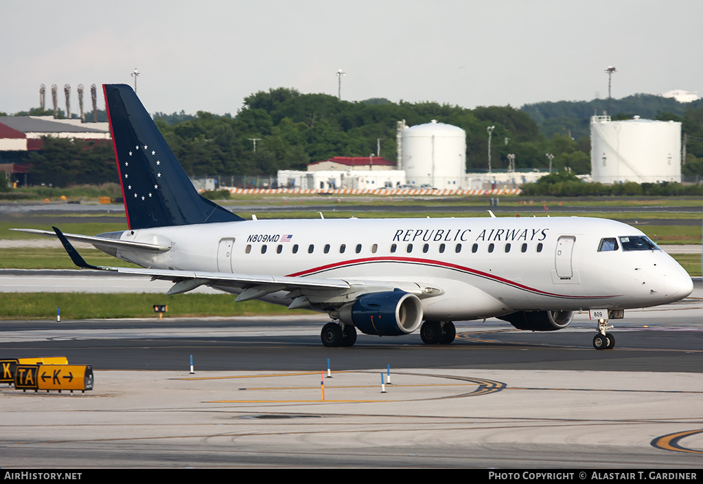 Aircraft Photo of N809MD | Embraer 170SU (ERJ-170-100SU) | Republic Airways | AirHistory.net #161370