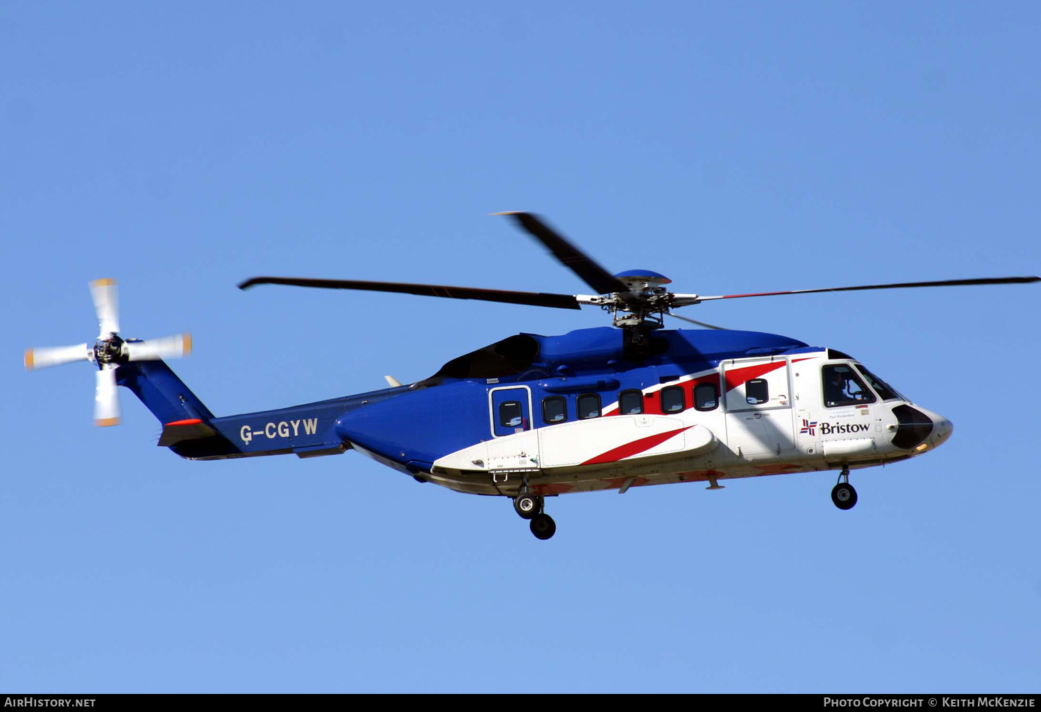 Aircraft Photo of G-CGYW | Sikorsky S-92A | Bristow Helicopters | AirHistory.net #161377