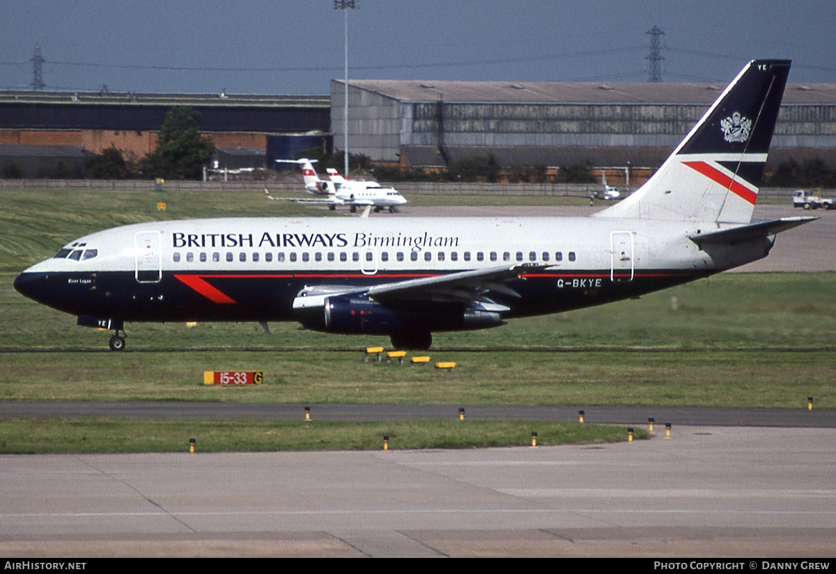 Aircraft Photo of G-BKYE | Boeing 737-236/Adv | British Airways Birmingham | AirHistory.net #161445