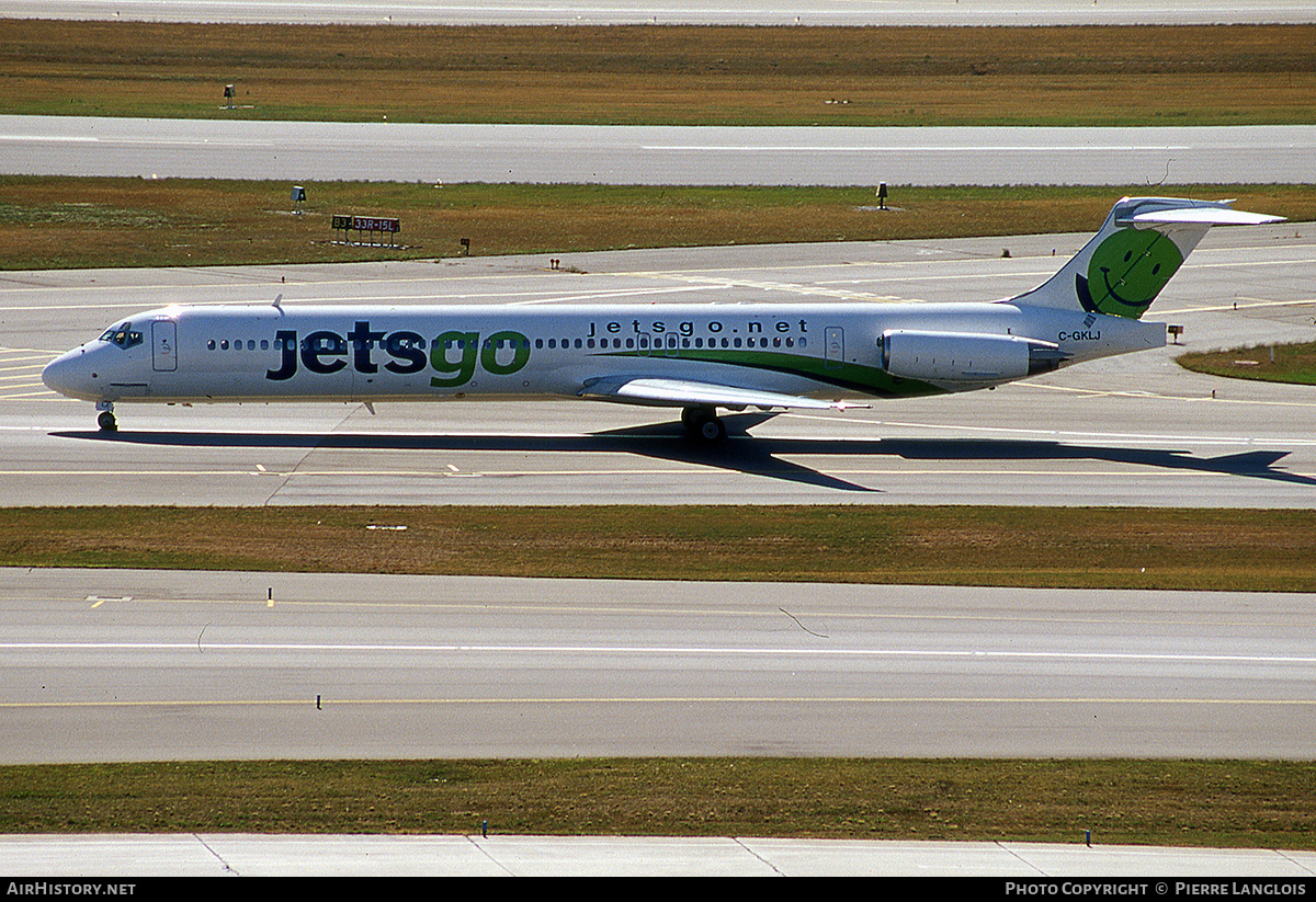 Aircraft Photo of C-GKLJ | McDonnell Douglas MD-83 (DC-9-83) | Jetsgo | AirHistory.net #161449