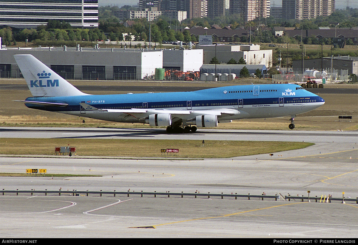 Aircraft Photo of PH-BFB | Boeing 747-406 | KLM - Royal Dutch Airlines | AirHistory.net #161452