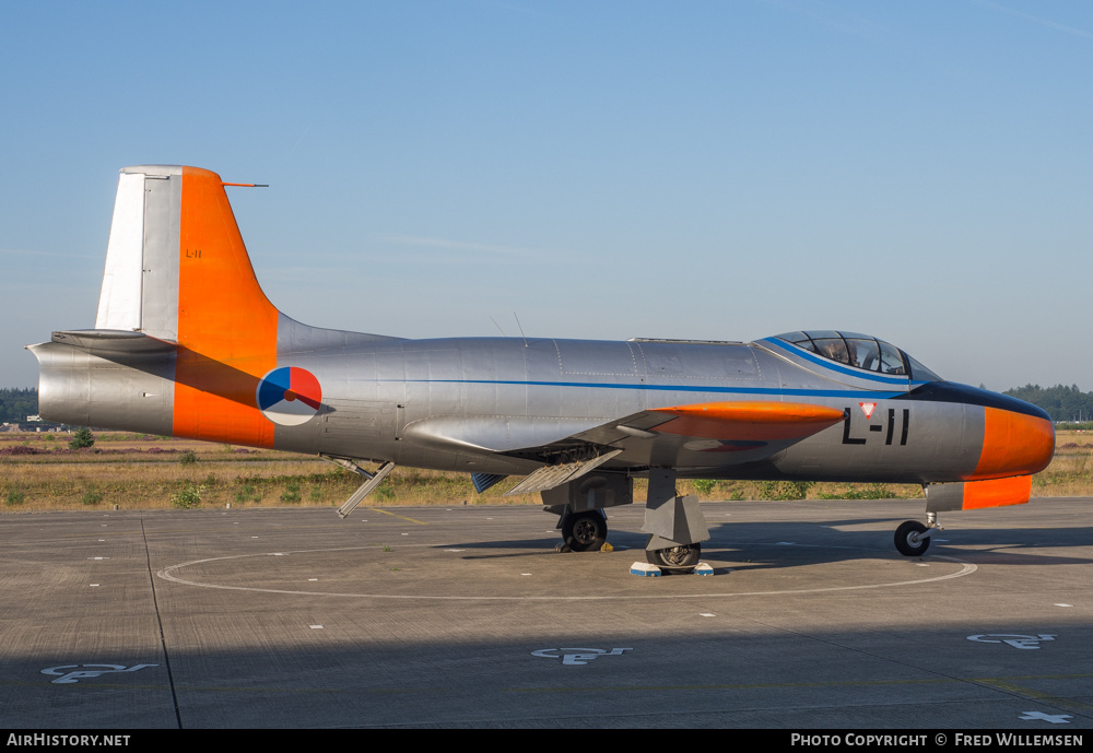 Aircraft Photo of L-11 | Fokker S-14 Machtrainer | Netherlands - Air Force | AirHistory.net #161456