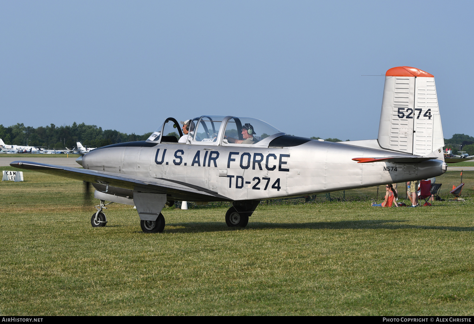 Aircraft Photo of N574 / 5274 | Beech T-34A Mentor (45) | USA - Air Force | AirHistory.net #161461