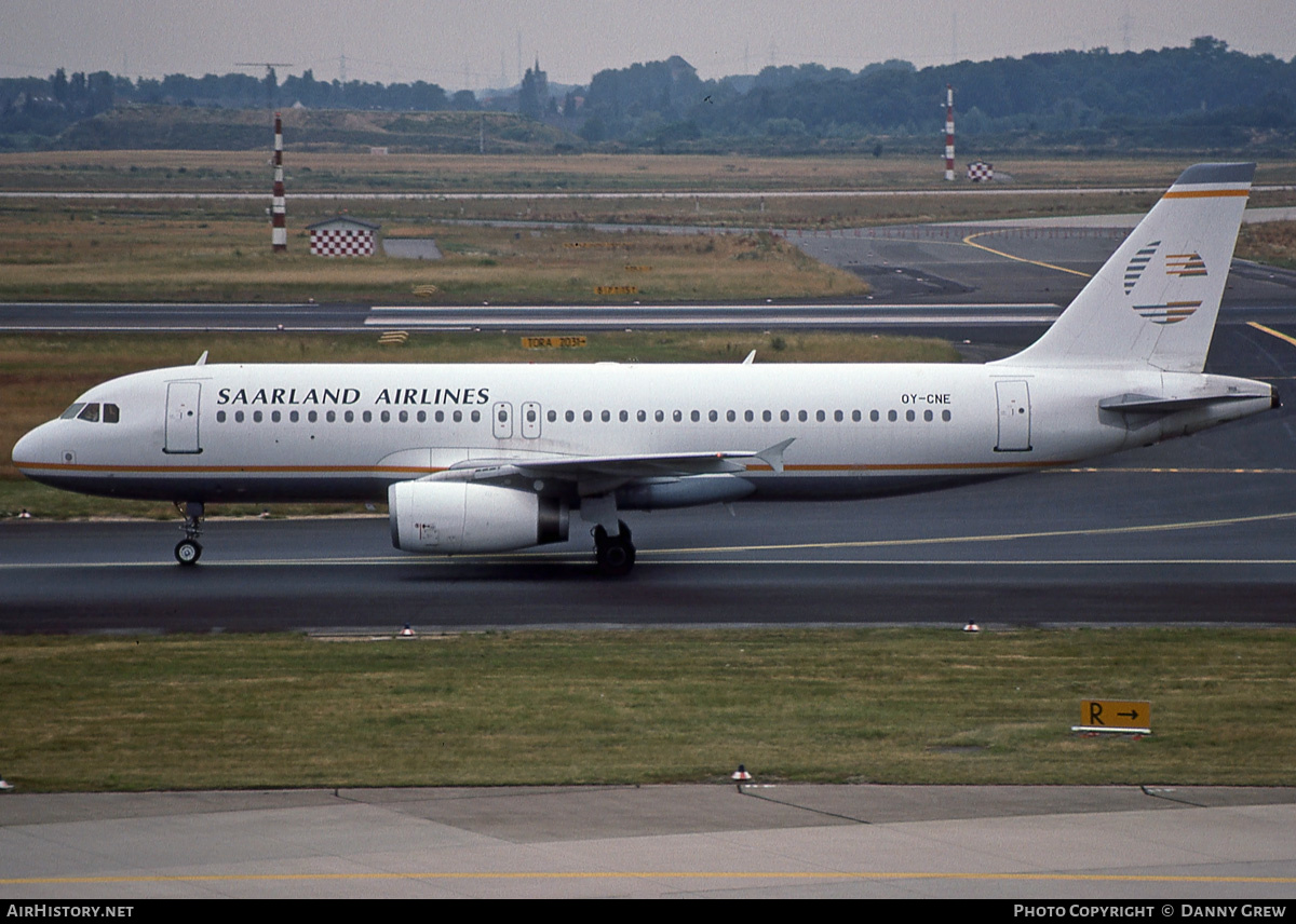 Aircraft Photo of OY-CNE | Airbus A320-231 | Saarland Airlines | AirHistory.net #161462