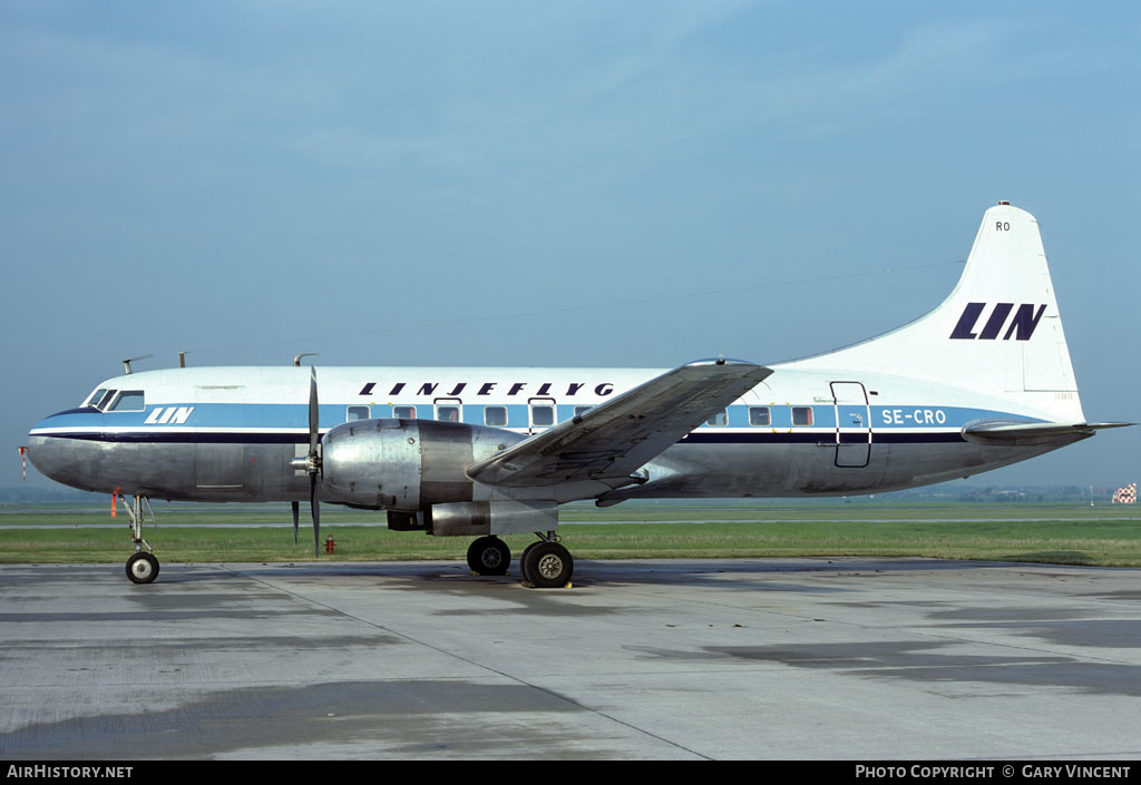 Aircraft Photo of SE-CRO | Convair 440 | Linjeflyg | AirHistory.net #161463