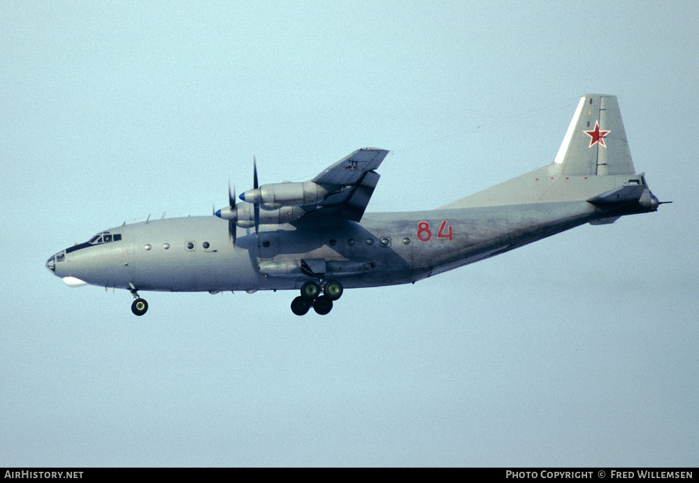 Aircraft Photo of 84 red | Antonov An-12BP | Russia - Air Force | AirHistory.net #161497