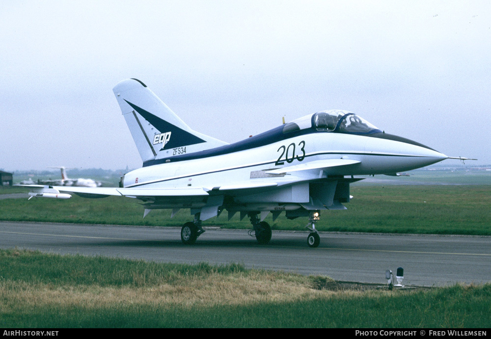 Aircraft Photo of ZF534 | British Aerospace EAP | UK - Air Force | AirHistory.net #161499