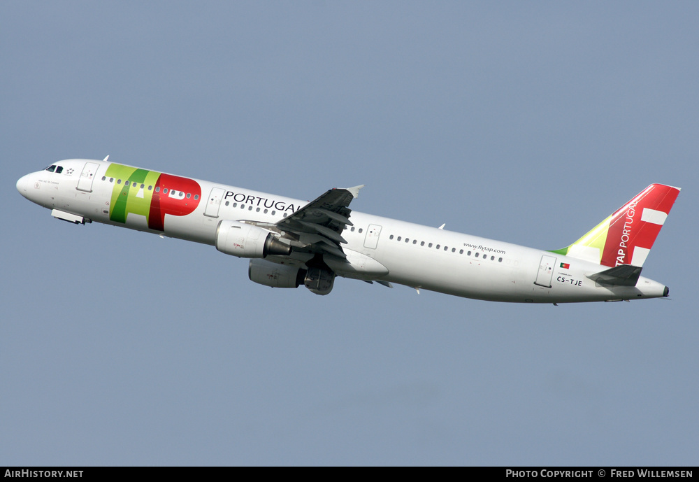 Aircraft Photo of CS-TJE | Airbus A321-211 | TAP Portugal | AirHistory.net #161501