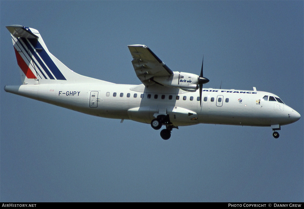Aircraft Photo of F-GHPY | ATR ATR-42-300 | Air France | AirHistory.net #161507