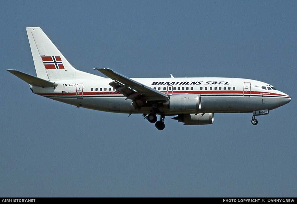 Aircraft Photo of LN-BRU | Boeing 737-505 | Braathens SAFE | AirHistory.net #161514