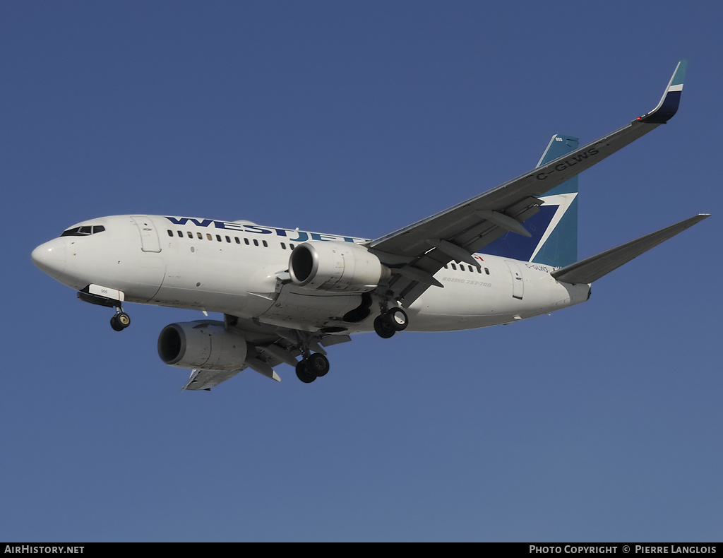 Aircraft Photo of C-GLWS | Boeing 737-76N | WestJet | AirHistory.net #161516