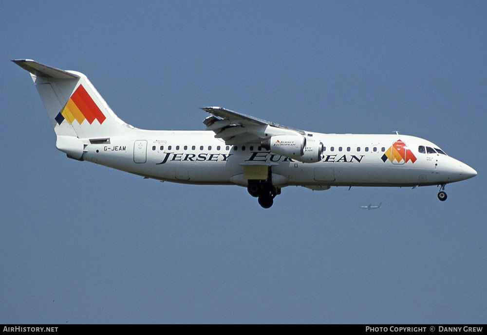 Aircraft Photo of G-JEAM | British Aerospace BAe-146-300 | Jersey European Airways | AirHistory.net #161553