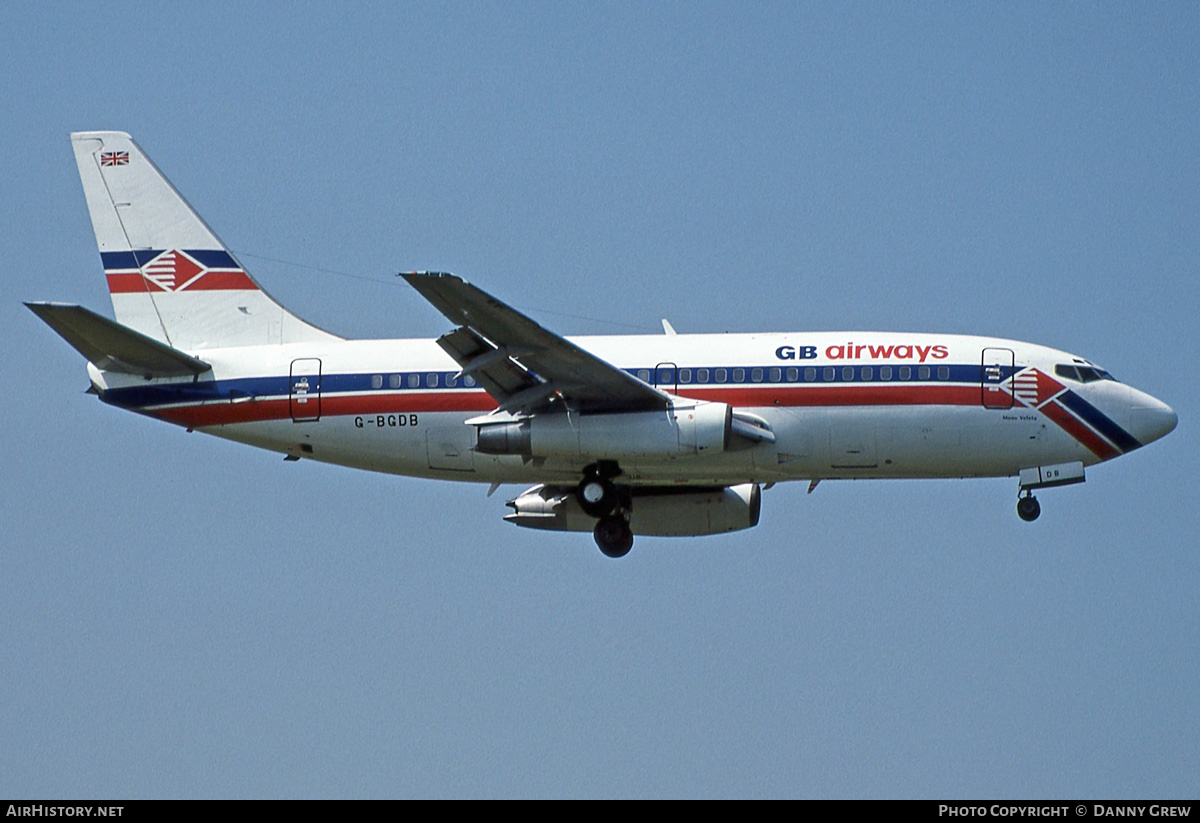 Aircraft Photo of G-BGDB | Boeing 737-236/Adv | GB Airways | AirHistory.net #161559