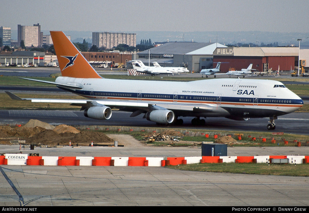 Aircraft Photo of ZS-SAX | Boeing 747-444 | South African Airways - Suid-Afrikaanse Lugdiens | AirHistory.net #161575