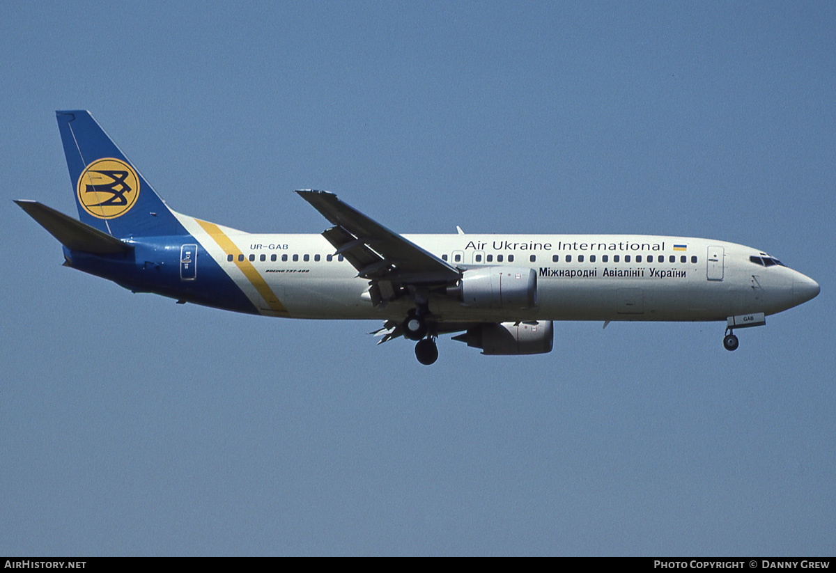 Aircraft Photo of UR-GAB | Boeing 737-4Y0 | Ukraine International Airlines | AirHistory.net #161577