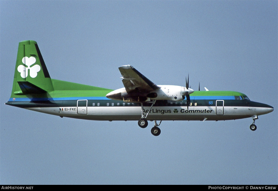 Aircraft Photo of EI-FKF | Fokker 50 | Aer Lingus Commuter | AirHistory.net #161583