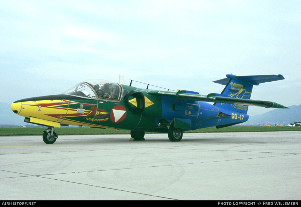 Aircraft Photo of GG-17 | Saab 105OE | Austria - Air Force | AirHistory.net #161593