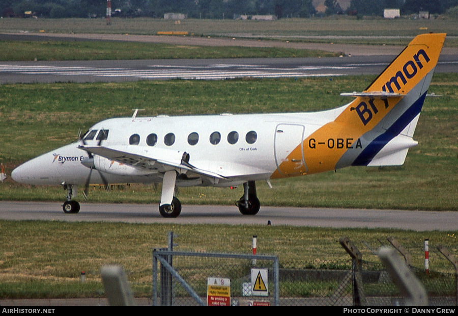Aircraft Photo of G-OBEA | British Aerospace BAe-3102 Jetstream 31 | Brymon European Airways | AirHistory.net #161596