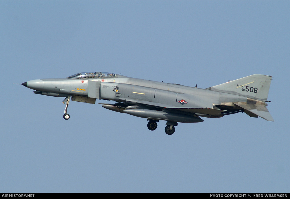 Aircraft Photo of 60-508 | McDonnell Douglas F-4E Phantom II | South Korea - Air Force | AirHistory.net #161598