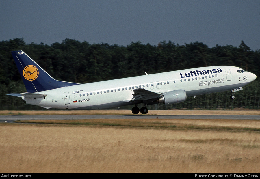 Aircraft Photo of D-ABKB | Boeing 737-430 | Lufthansa Express | AirHistory.net #161621