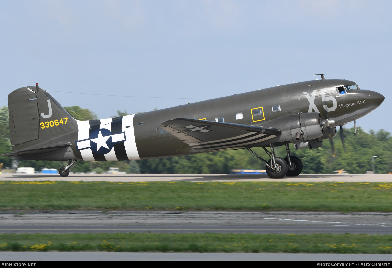 Aircraft Photo of N62CC / 330647 | Douglas DC-3(C) | USA - Air Force | AirHistory.net #161626