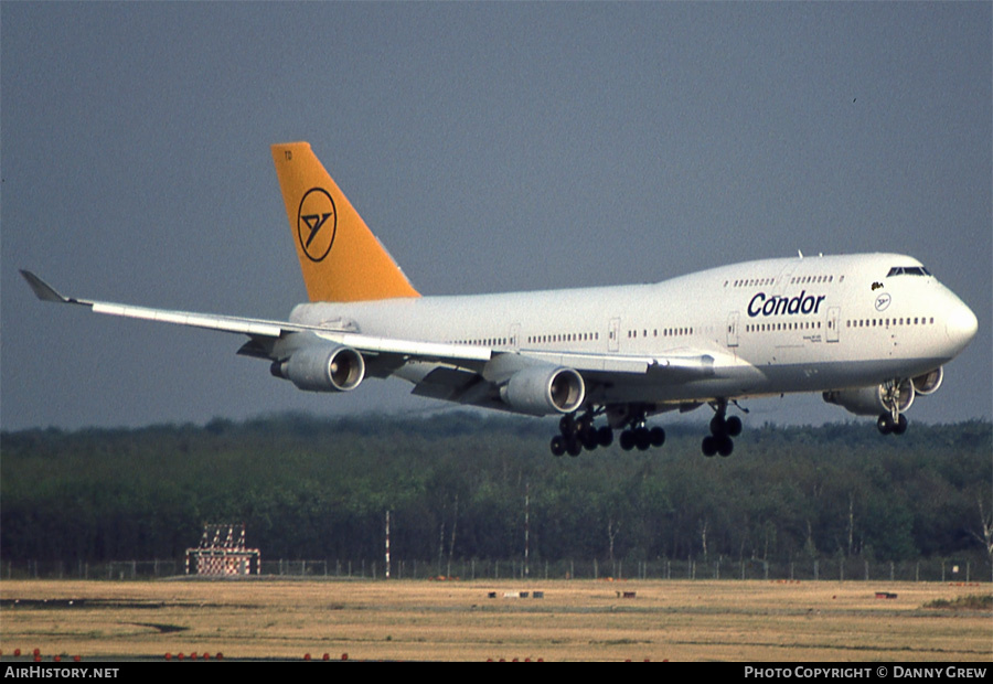 Aircraft Photo of D-ABTD | Boeing 747-430M | Condor Flugdienst | AirHistory.net #161627