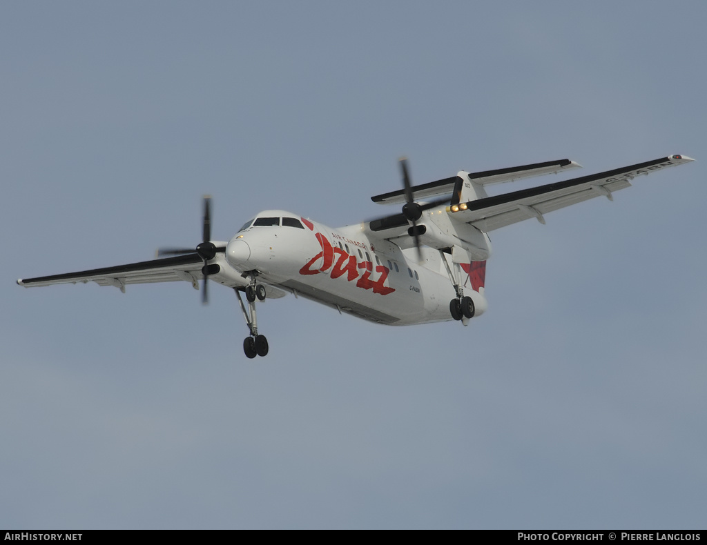 Aircraft Photo of C-FABN | De Havilland Canada DHC-8-102 Dash 8 | Air Canada Jazz | AirHistory.net #161652