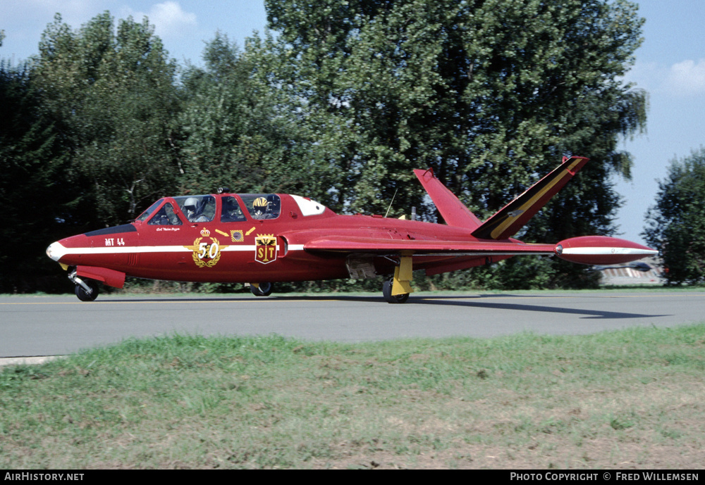 Aircraft Photo of MT44 | Fouga CM-170R Magister | Belgium - Air Force | AirHistory.net #161654