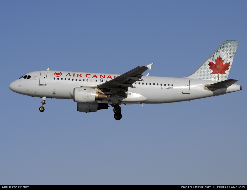 Aircraft Photo of C-GARG | Airbus A319-114 | Air Canada | AirHistory.net #161664