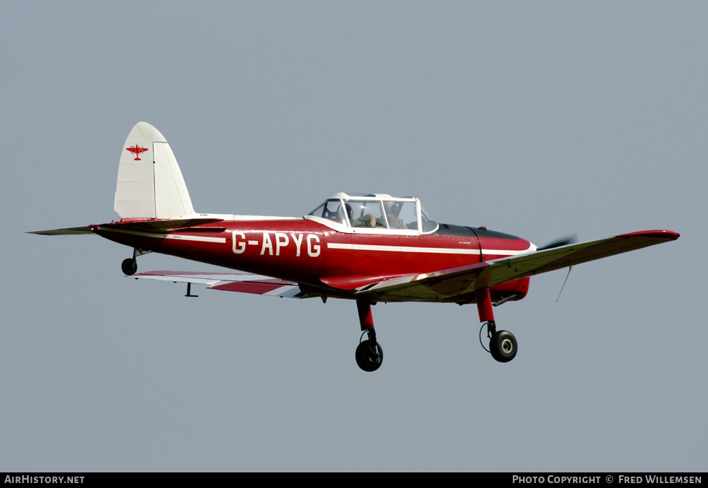 Aircraft Photo of G-APYG | De Havilland DHC-1 Chipmunk Mk22 | AirHistory.net #161695