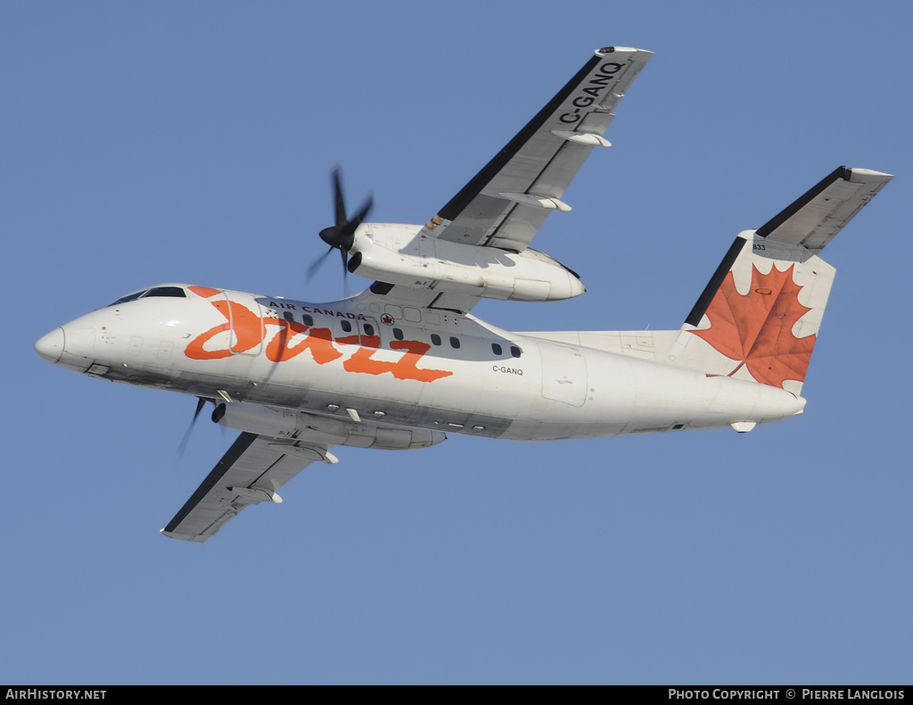 Aircraft Photo of C-GANQ | De Havilland Canada DHC-8-102 Dash 8 | Air Canada Jazz | AirHistory.net #161705