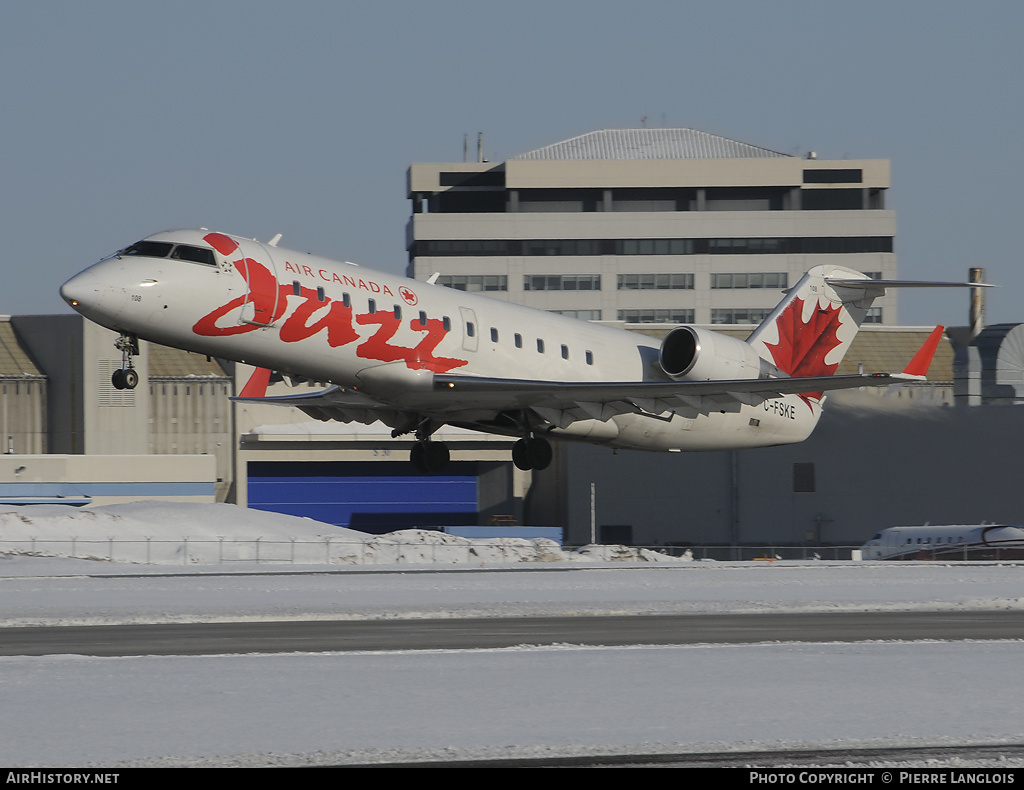 Aircraft Photo of C-FSKE | Canadair CRJ-100ER (CL-600-2B19) | Air Canada Jazz | AirHistory.net #161706