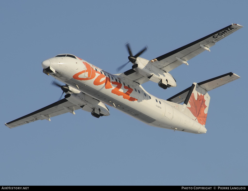 Aircraft Photo of C-GHTA | De Havilland Canada DHC-8-301 Dash 8 | Air Canada Jazz | AirHistory.net #161714