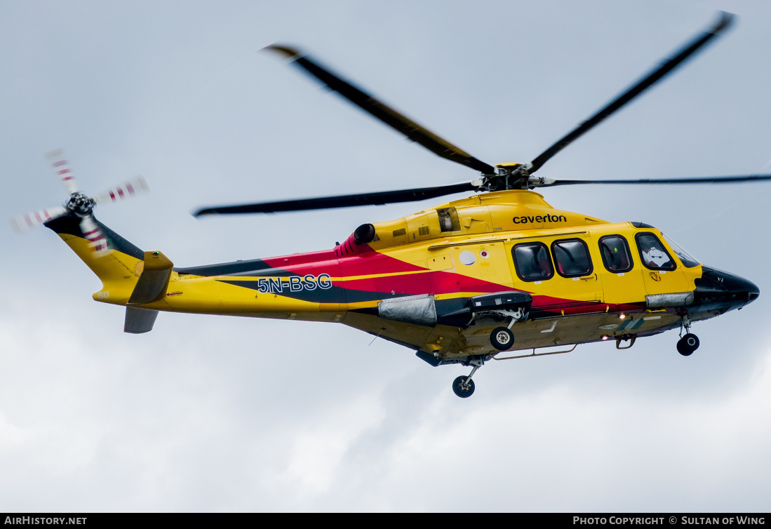 Aircraft Photo of 5N-BSG | AgustaWestland AW-139 | Caverton Helicopters | AirHistory.net #161720