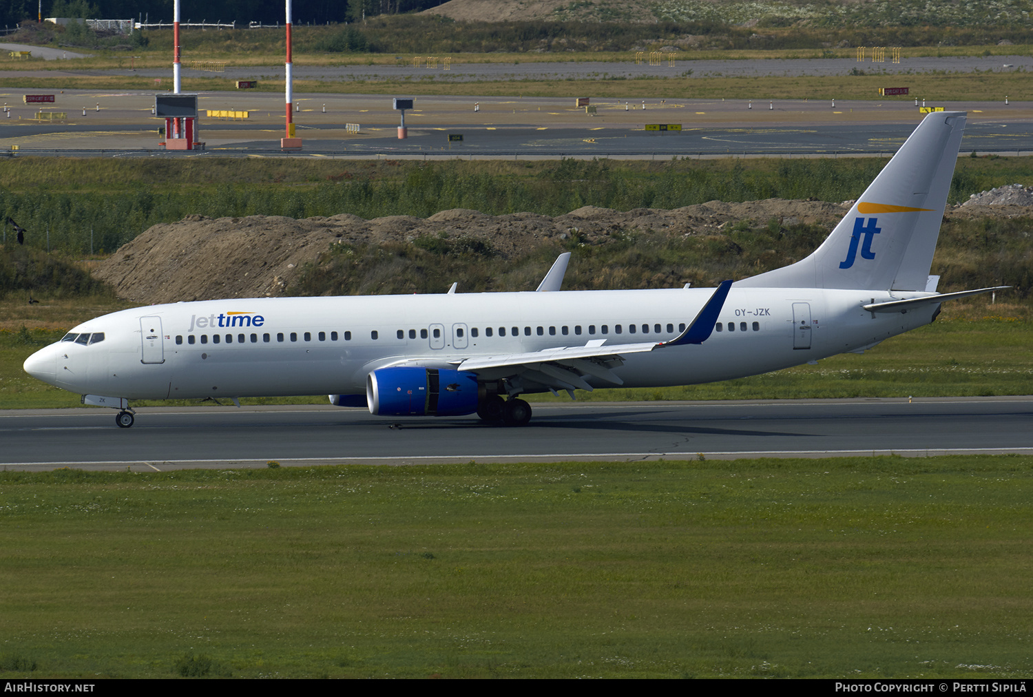 Aircraft Photo of OY-JZK | Boeing 737-86Q | Jettime | AirHistory.net #161722