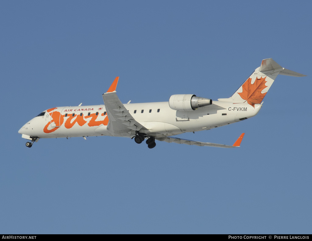 Aircraft Photo of C-FVKM | Canadair CRJ-100ER (CL-600-2B19) | Air Canada Jazz | AirHistory.net #161733