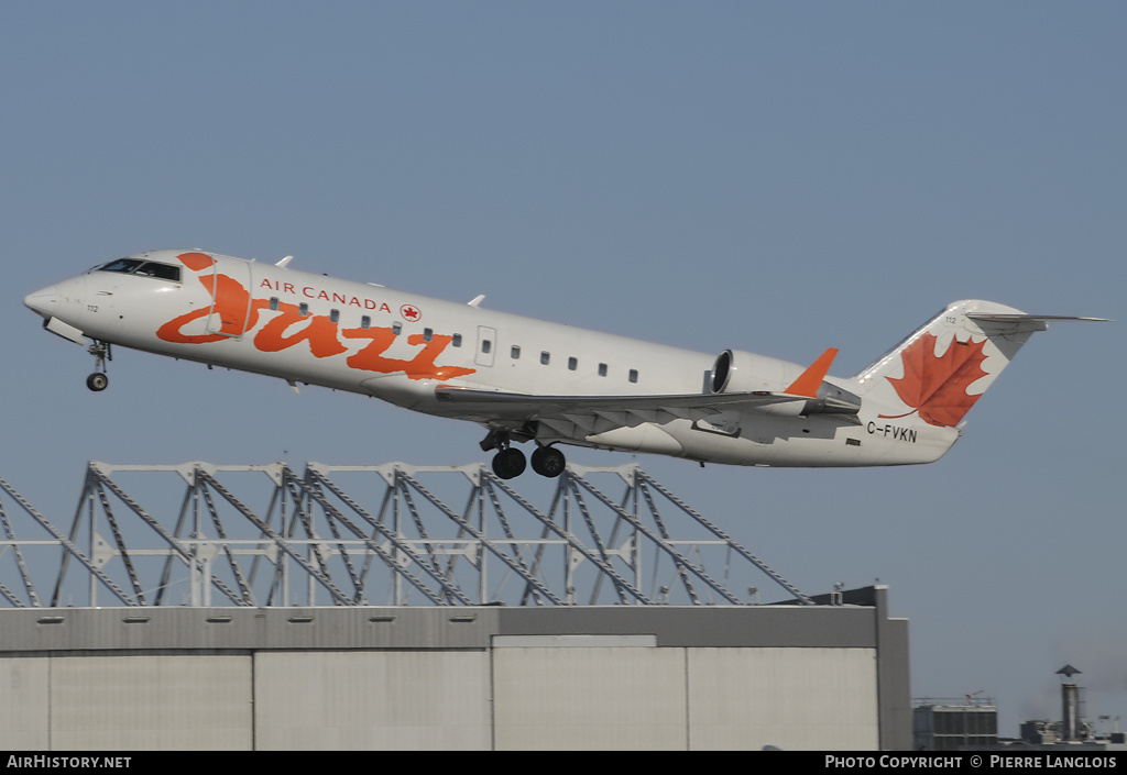 Aircraft Photo of C-FVKN | Bombardier CRJ-100ER (CL-600-2B19) | Air Canada Jazz | AirHistory.net #161735