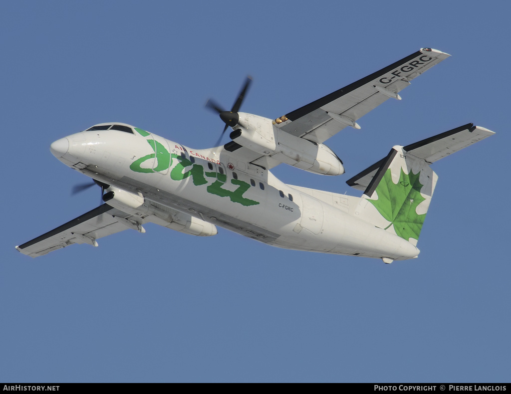 Aircraft Photo of C-FGRC | De Havilland Canada DHC-8-102 Dash 8 | Air Canada Jazz | AirHistory.net #161744