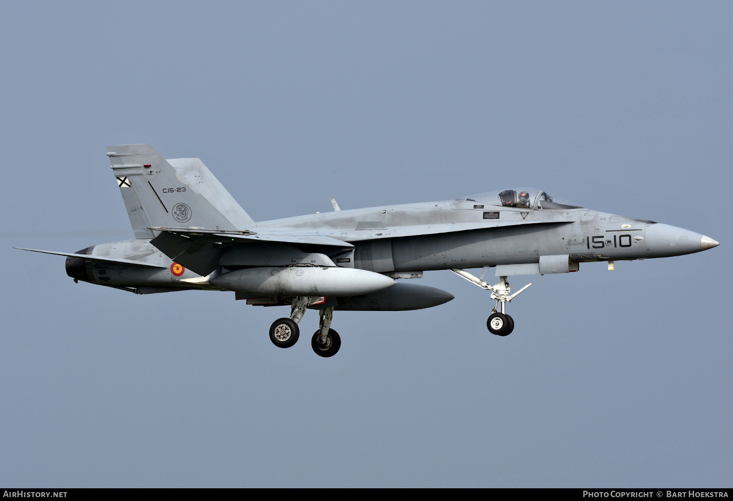 Aircraft Photo of C15-23 | McDonnell Douglas EF-18A Hornet | Spain - Air Force | AirHistory.net #161778