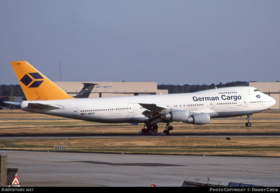 Aircraft Photo of D-ABYY | Boeing 747-230BM(SF) | German Cargo | AirHistory.net #161779