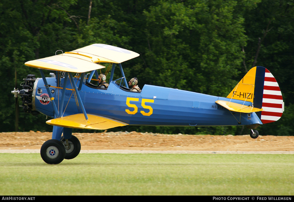 Aircraft Photo of F-HIZI / N62133 | Boeing PT-17 Kaydet (A75N1) | AVA - Aero Vintage Academy | USA - Air Force | AirHistory.net #161841