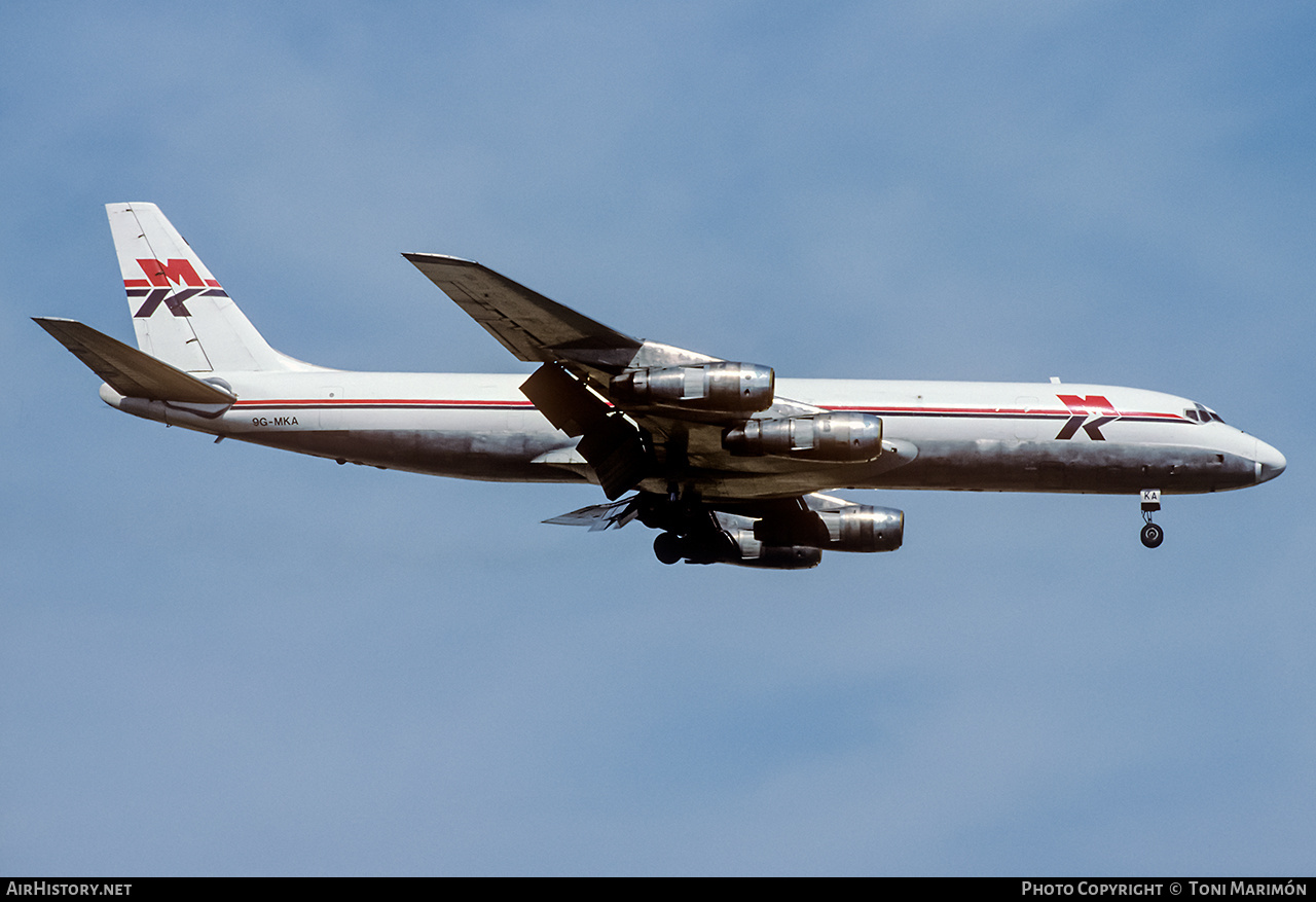 Aircraft Photo of 9G-MKA | Douglas DC-8-55(F) | MK Airlines | AirHistory.net #161854