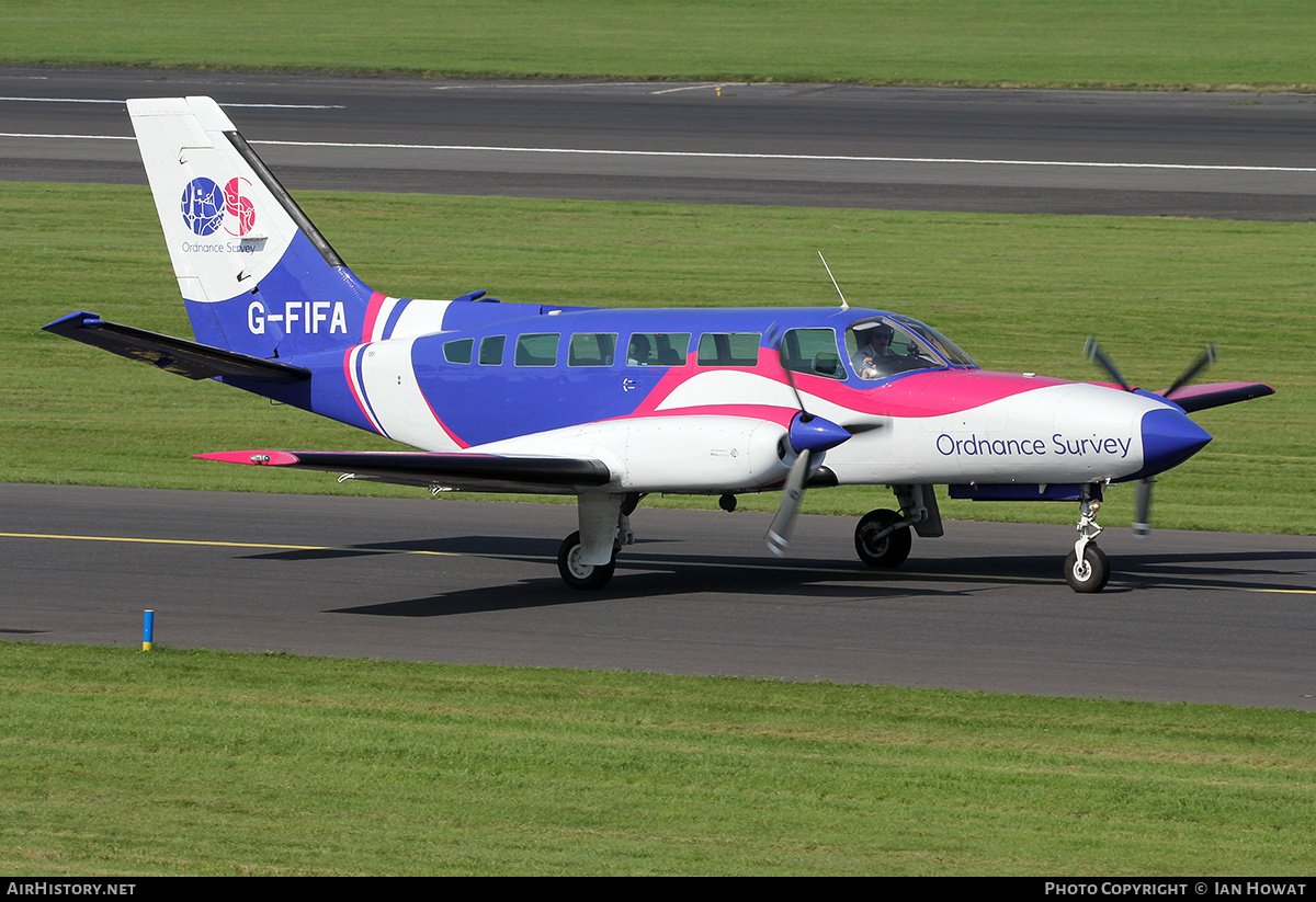 Aircraft Photo of G-FIFA | Cessna 404 Titan | Ordnance Survey | AirHistory.net #161886