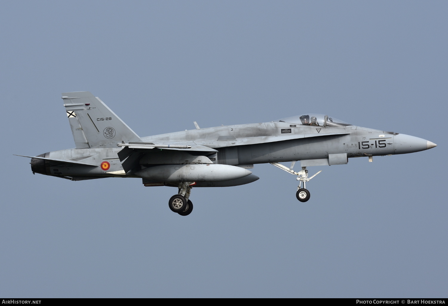 Aircraft Photo of C.15-28 | McDonnell Douglas EF-18M Hornet | Spain - Air Force | AirHistory.net #161910