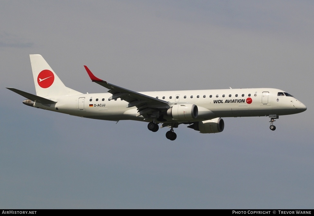 Aircraft Photo of D-ACJJ | Embraer 190LR (ERJ-190-100LR) | WDL Aviation | AirHistory.net #161913