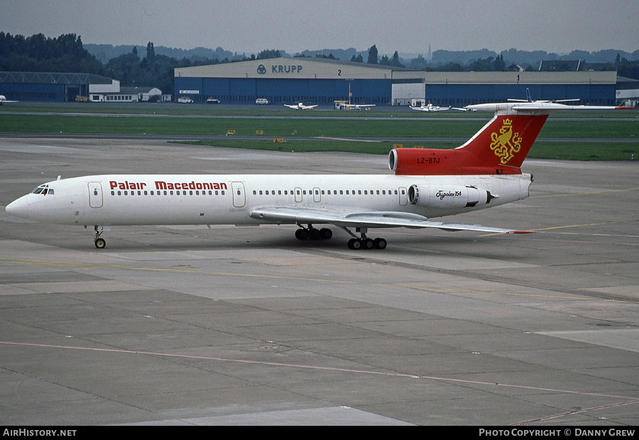 Aircraft Photo of LZ-BTJ | Tupolev Tu-154B-1 | Palair Macedonian Airlines | AirHistory.net #161918