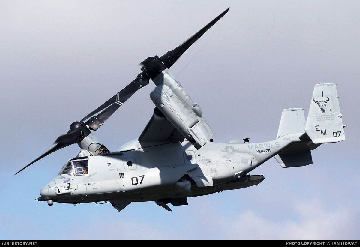 Aircraft Photo of 168626 / 8626 | Bell-Boeing MV-22B Osprey | USA - Marines | AirHistory.net #161921